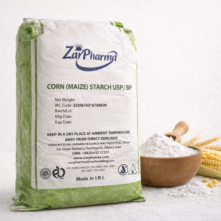 نشاسته ذرت خوراکی زر - 25 کیلویی